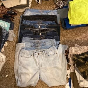 Set of seven rue 21 jeans size 14
